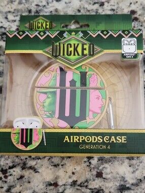 Wicked Pink & Green, Glinda & Elphaba Silhouette AirPods Pro Case - NIB Licensed